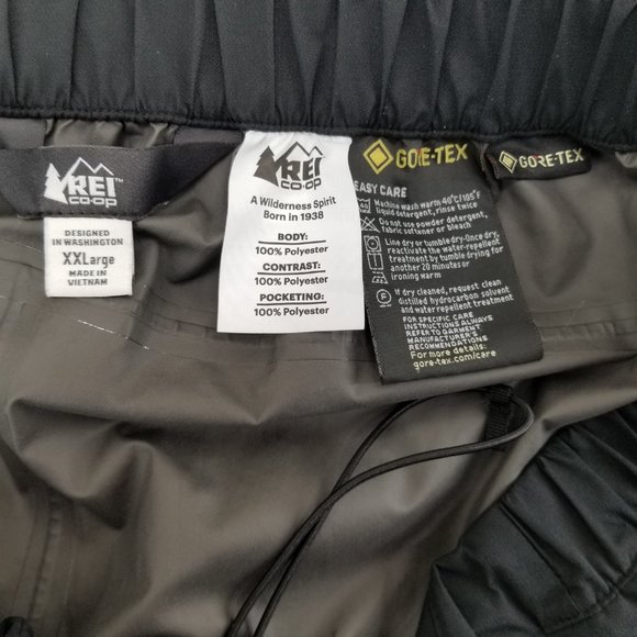REI Co-op Dry GTX Waterproof Pants Mens Gore-Tex Size XXL 31" Inseam - Picture 4 of 4